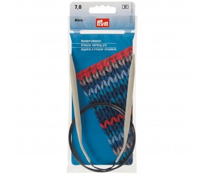 Andrele circulare aluminiu, 80 cm - 7,00 mm - Prym 211387